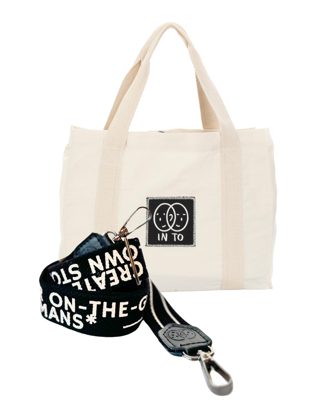 GRANDE BLACK AND WHITE + STRAP MIDNIGHT